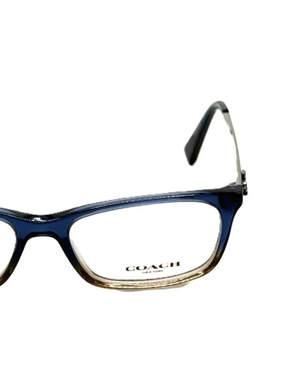 COACH HC 6110 5489 Denim Taupe Glitter Gradient Women Eyeglasses 50mm 16 140 - Picture 2 of 6